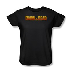 Dawn Of The Dead - Womens Dawn Logo T-Shirt In Black