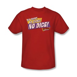 Fast Times Ridgemont High - Mens No Dice T-Shirt In Red