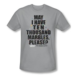 Animal House - Mens Marbles T-Shirt In Silver