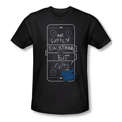 Slap Shot - Mens Chalkboard T-Shirt In Black
