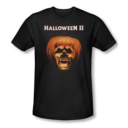 Halloween Ii - Mens Pumpkin Shell T-Shirt In Black