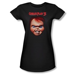 Childs Play 3 - Womens Chucky T-Shirt In Black