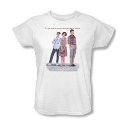 Sixteen Candles - Womens Poster T-Shirt In White