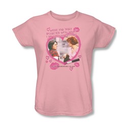 Breakfast Club - Womens Lipstick T-Shirt In Pink