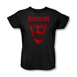 Halloween Iii - Womens Title T-Shirt In Black