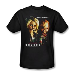 Bride Of Chucky - Mens Chucky Gets Lucky T-Shirt In Black