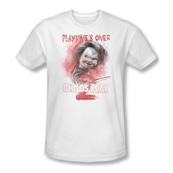 Childs Play 2 - Mens Playtimes Over T-Shirt In White