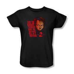Childs Play 2 - Womens In Heaven T-Shirt In Black
