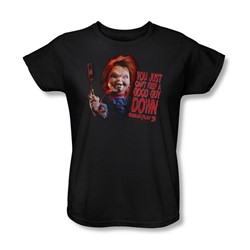 Childs Play 3 - Womens Good Guy T-Shirt In Black