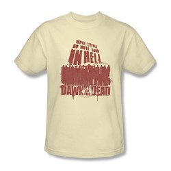 Dawn Of The Dead - Mens No More Room T-Shirt In Cream