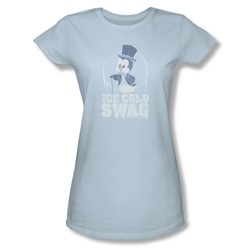 Chilly Willy - Womens Ice Cold T-Shirt In Light Blue