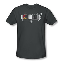 Woody Woodpecker - Mens Got Woody T-Shirt In Charcoal