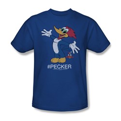 Woody Woodpecker - Mens Hashtag Woody T-Shirt In Royal