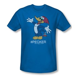 Woody Woodpecker - Mens Hashtag Woody T-Shirt In Royal