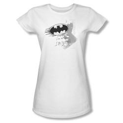 Batman - Womens I Am Vengeance T-Shirt In White