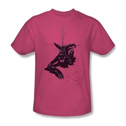 Batman - Mens Catwoman Rope T-Shirt In Hot Pink