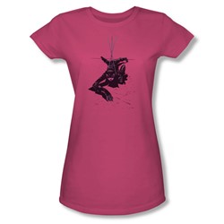 Batman - Womens Catwoman Rope T-Shirt In Hot Pink