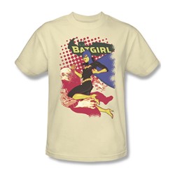 Batman - Mens Batgirl Crunch T-Shirt In Cream