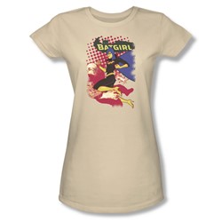 Batman - Womens Batgirl Crunch T-Shirt In Cream