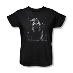 Batman - Womens Dirty City T-Shirt In Black