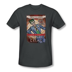 Batman - Mens Clown Prince T-Shirt In Charcoal