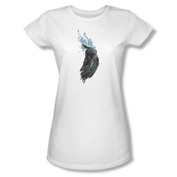 Batman - Womens Wash T-Shirt In White