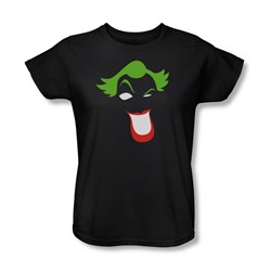 Batman - Womens Joker Simplified T-Shirt In Black