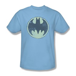 Batman - Mens Old Time Logo T-Shirt In Light Blue