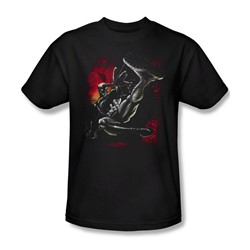 Batman - Mens Kick Swing T-Shirt In Black