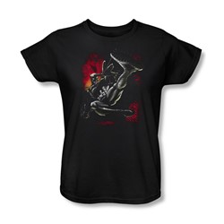 Batman - Womens Kick Swing T-Shirt In Black