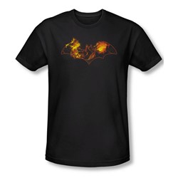 Batman - Mens Molten Logo T-Shirt In Black
