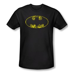 Batman - Mens Bats On Bats T-Shirt In Black