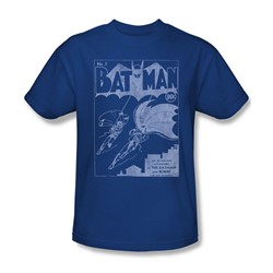 Batman - Mens Issue 1 Cover T-Shirt In Royal