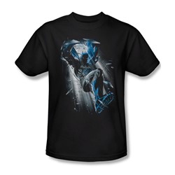 Batman - Mens Bat Crash T-Shirt In Black