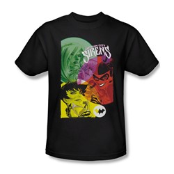 Batman - Mens Gotham Sirens T-Shirt In Black