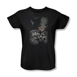 Batman - Womens Batman #1 T-Shirt In Black