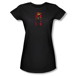 Superman - Womens Super Booth T-Shirt In Black