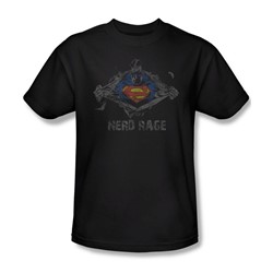 Superman - Mens Nerd Rage T-Shirt In Black