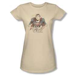 Superman - Womens Fly Away T-Shirt In Cream