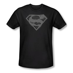 Superman - Mens Chainmail T-Shirt In Black