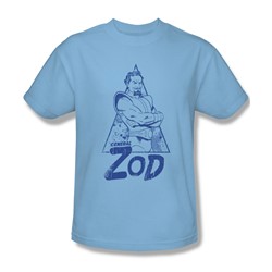 Superman - Mens Vintage Zod T-Shirt In Light Blue