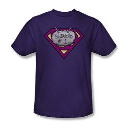 Superman - Mens Bizzaro #1 Rock T-Shirt In Purple