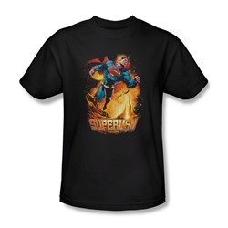 Superman - Mens Space Case T-Shirt In Black
