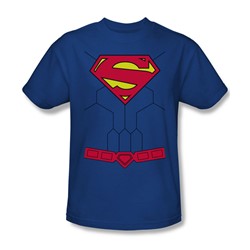 Superman - Mens New 52 Torso T-Shirt In Royal
