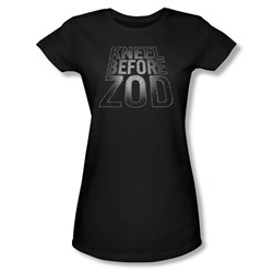Superman - Womens Before Zod T-Shirt In Black