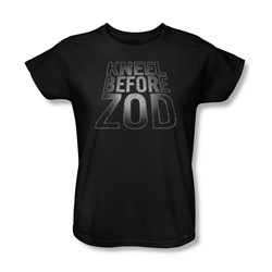 Superman - Womens Before Zod T-Shirt In Black
