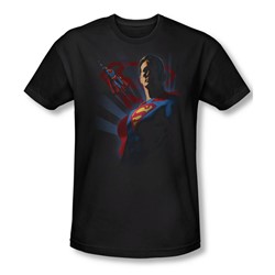 Superman - Mens Super Deco T-Shirt In Black