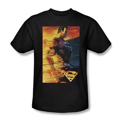 Superman - Mens Fireproof T-Shirt In Black