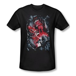 Superman - Mens Heat Blast T-Shirt In Black