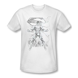 Superman - Mens Super Sketch T-Shirt In White
